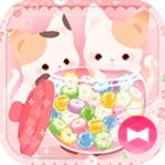 Logo of -Candy Cats- Theme +HOME android Application 