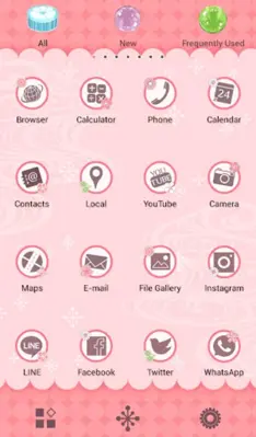 -Candy Cats- Theme +HOME android App screenshot 1